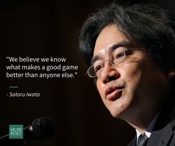 Here Are 7 Quotes From Nintendo's Satoru Iwata HuffPost