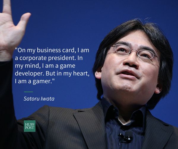 Here Are Unforgettable Quotes From Nintendo S Satoru Iwata Huffpost