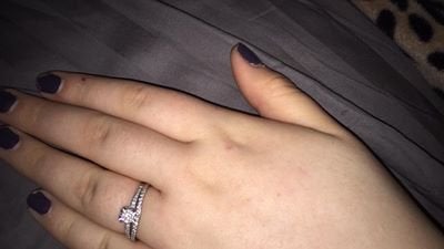 rings tiny engagement think care ring bonnie don husband