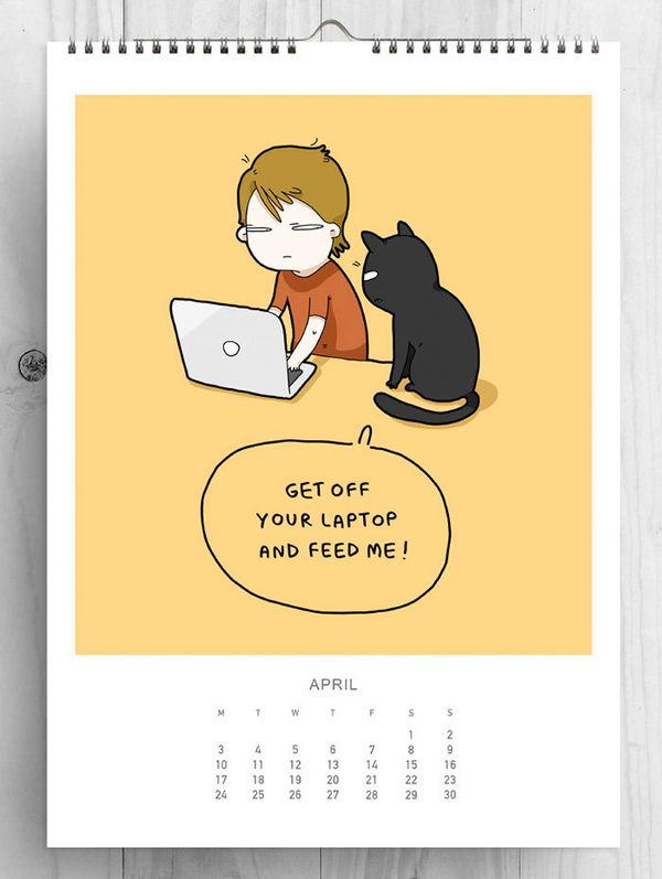 12 Doodles That Nail What It’s Like To Be In Love With A Cat 581cd3af190000a502c30f61