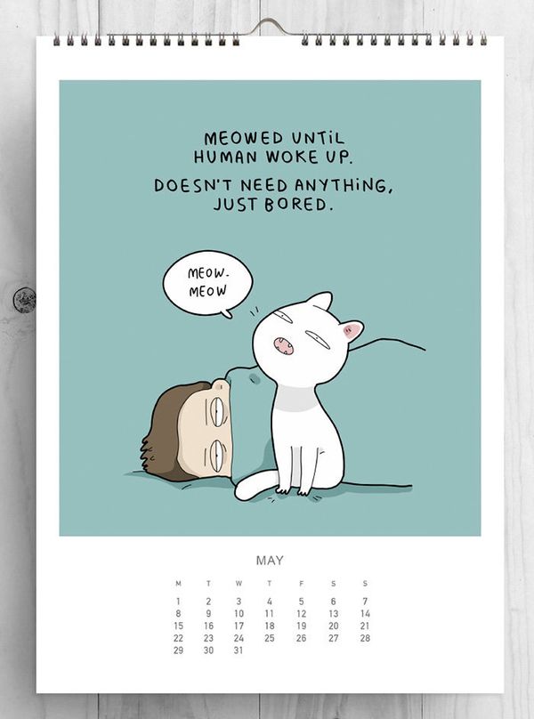 12 Doodles That Nail What It’s Like To Be In Love With A Cat 581cd3b0190000a502c30f63