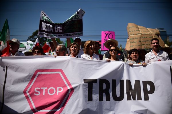 Thousands Protest Donald Trump Across Mexi