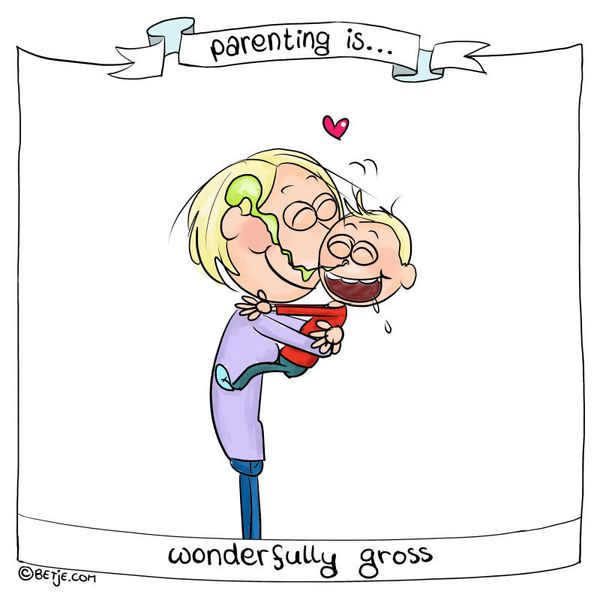 ‘Parenting Is ...’ Comics Showcase The Highs And Lows Of Raising Kids 58de5db71400002000072960