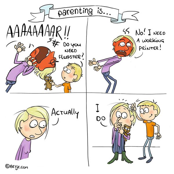 ‘Parenting Is ...’ Comics Showcase The Highs And Lows Of Raising Kids 58de5db71400008806072961