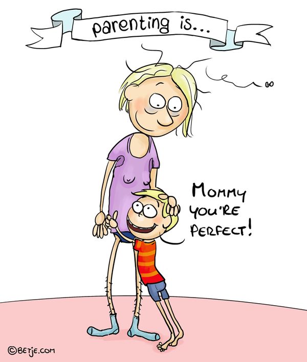 ‘Parenting Is ...’ Comics Showcase The Highs And Lows Of Raising Kids 58de5db81400008806072962