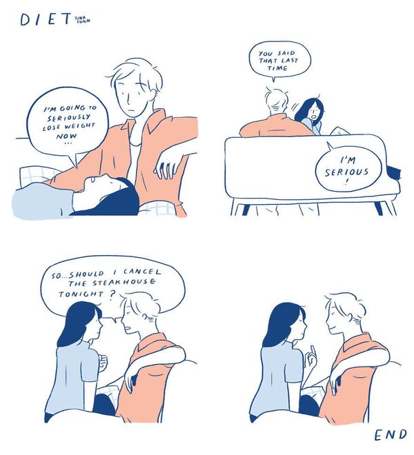 9 Relatable Comics That Capture The Non-Cheesy Side Of Love 58fe4ef92600004500c476fb