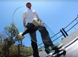 Guy Rides On Glass Skateboard And the Painfully Inevitable Happens