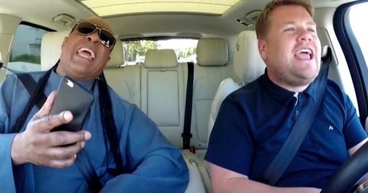 Stevie Wonder Sings Karaoke To Stevie Wonder Songs With James Corden