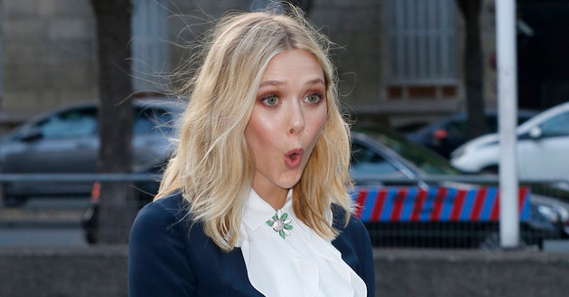 Elizabeth Olsen Has A Marilyn Moment In Breezy Paris Huffpost 