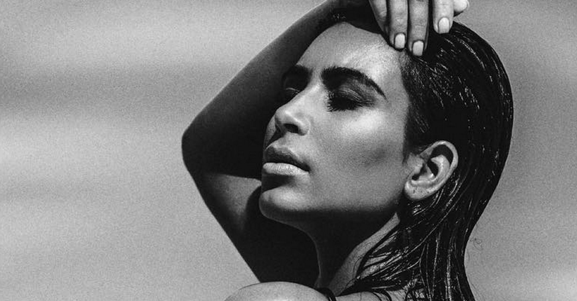 Kim Kardashian Goes Topless For Sultry Magazine Cover Shoot Huffpost