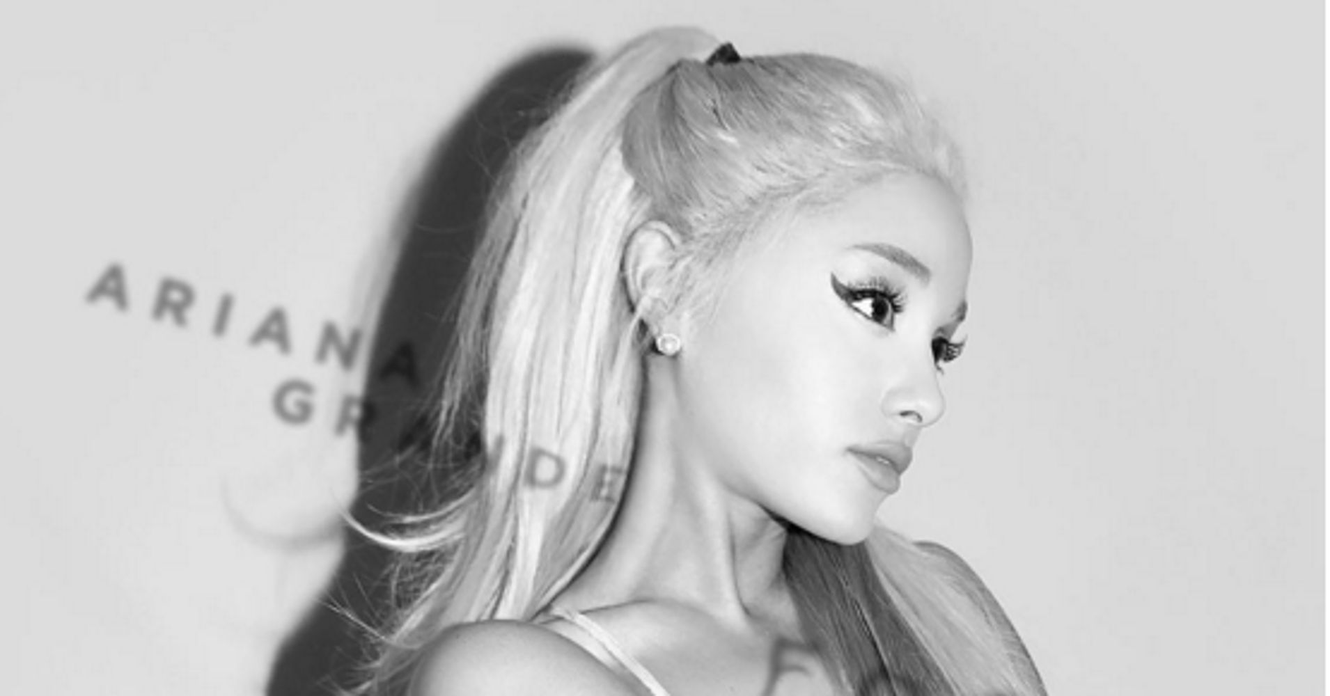 Ariana Grande Is A Platinum Blonde On New Single Artwork Huffpost