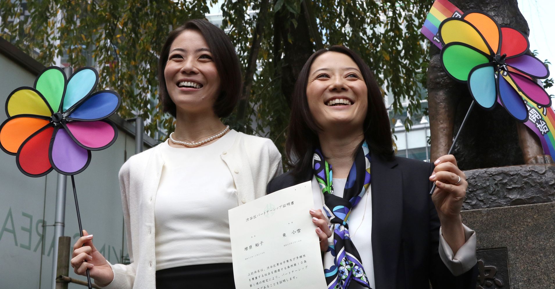 Tokyo Issues Japan S First Same Sex Marriage Certificate Huffpost