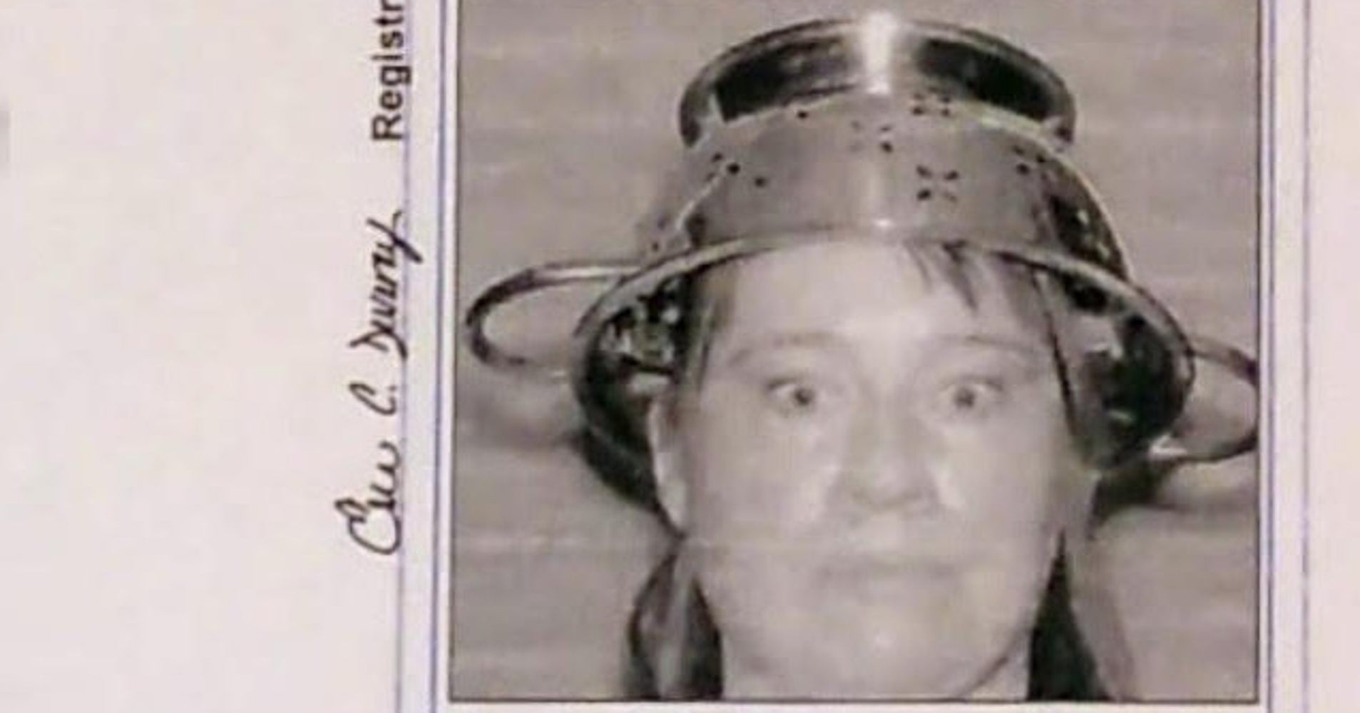 Pastafarian Allowed To Wear Colander In Driver's License Photo HuffPost