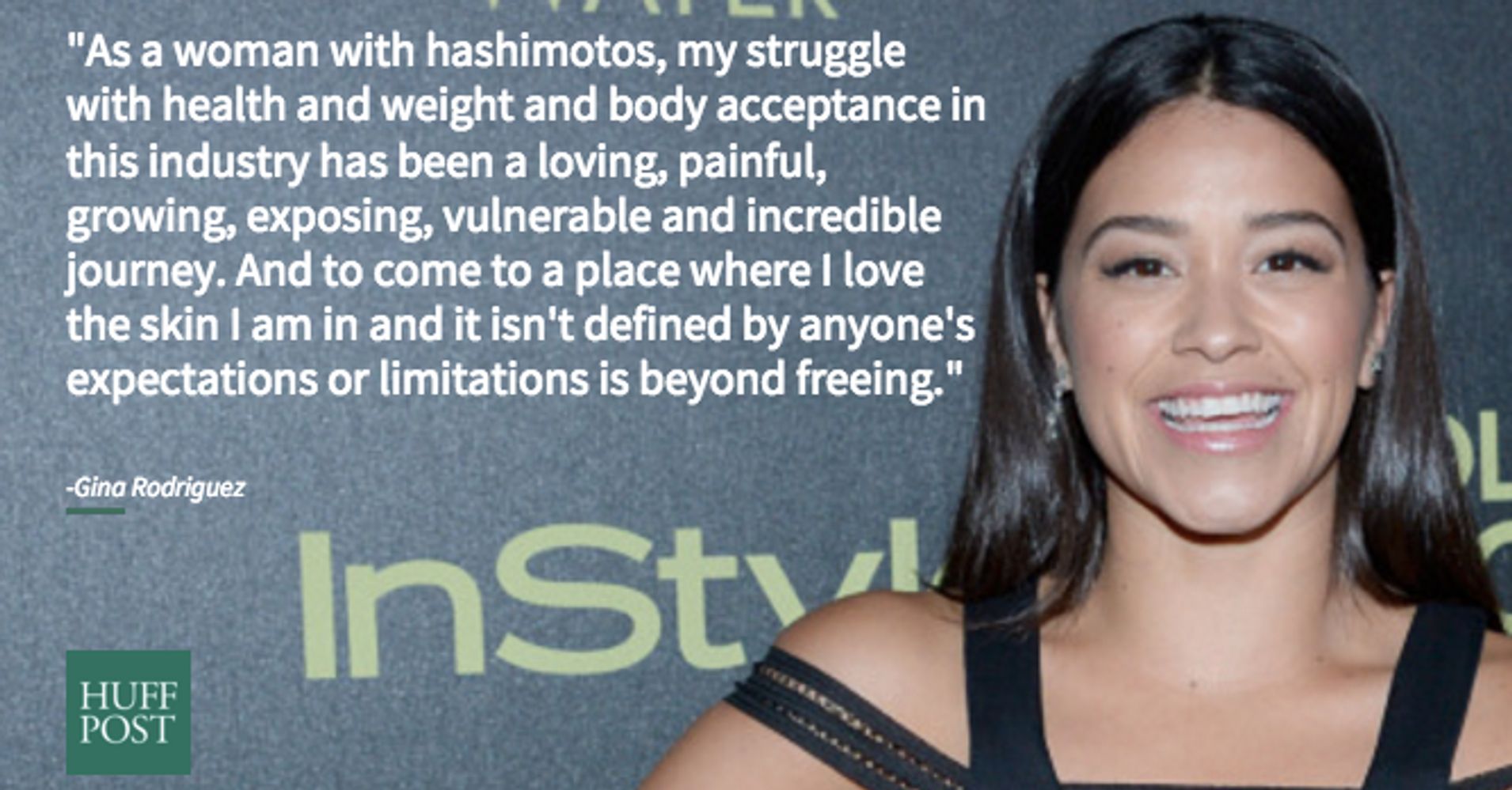 Gina Rodriguez Shows Skin And Body Confidence On Instagram Huffpost