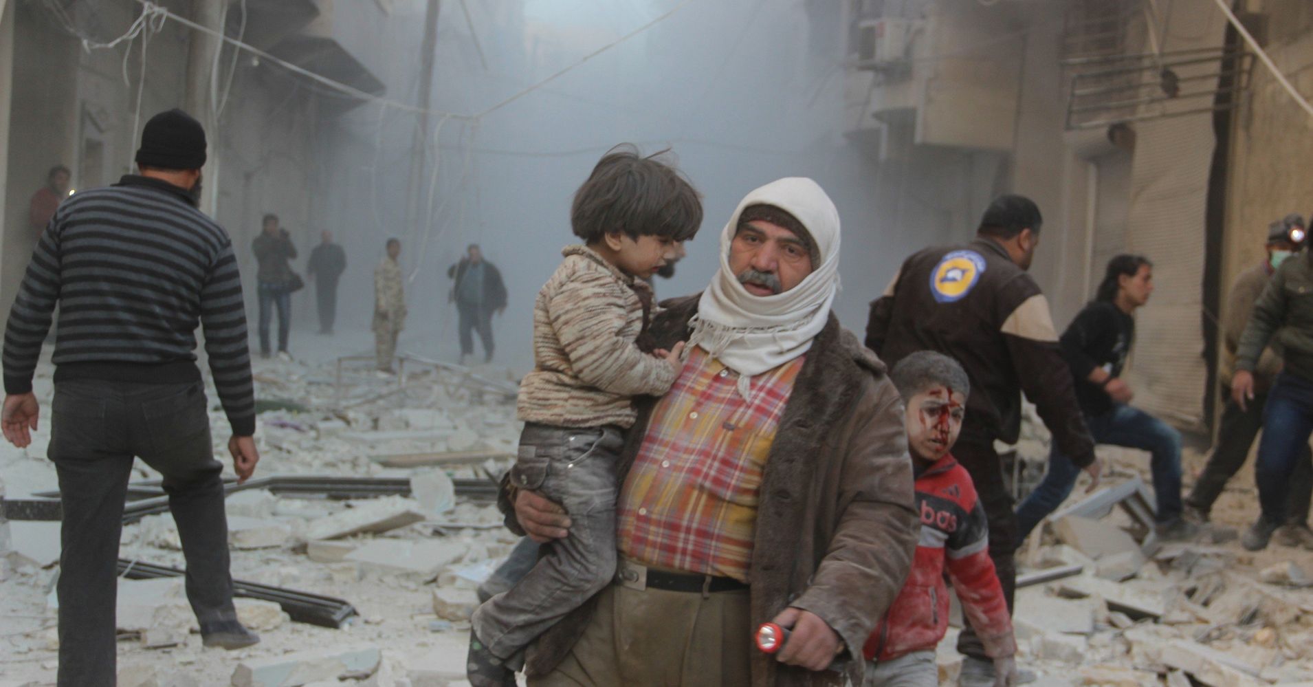 Russian Airstrikes Cut Off Syrians Lifeline To Crucial Aid Huffpost