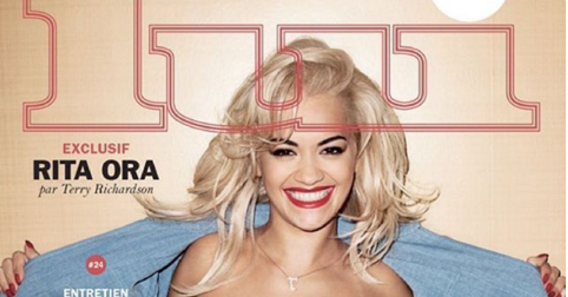 Rita Ora S Topless Lui Cover Is Totally Scandalous And Very Nsfw Huffpost