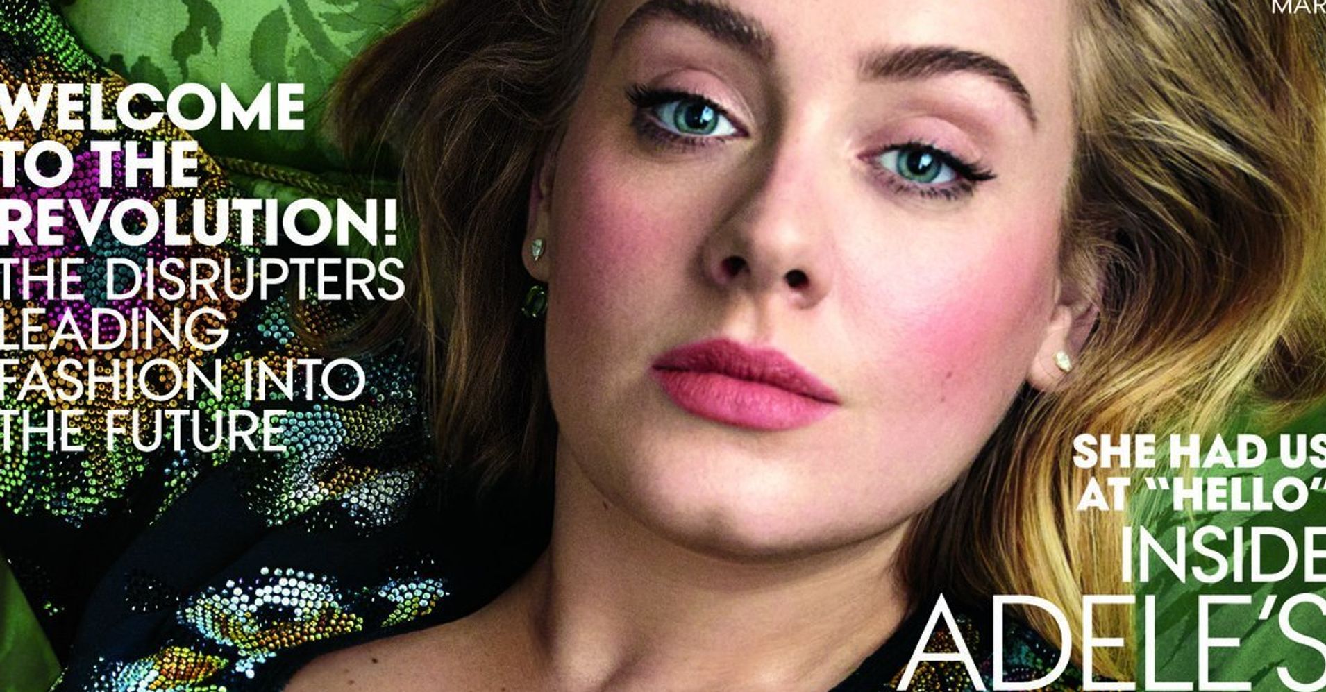 There S Something Missing On Adele S New Vogue Cover Huffpost