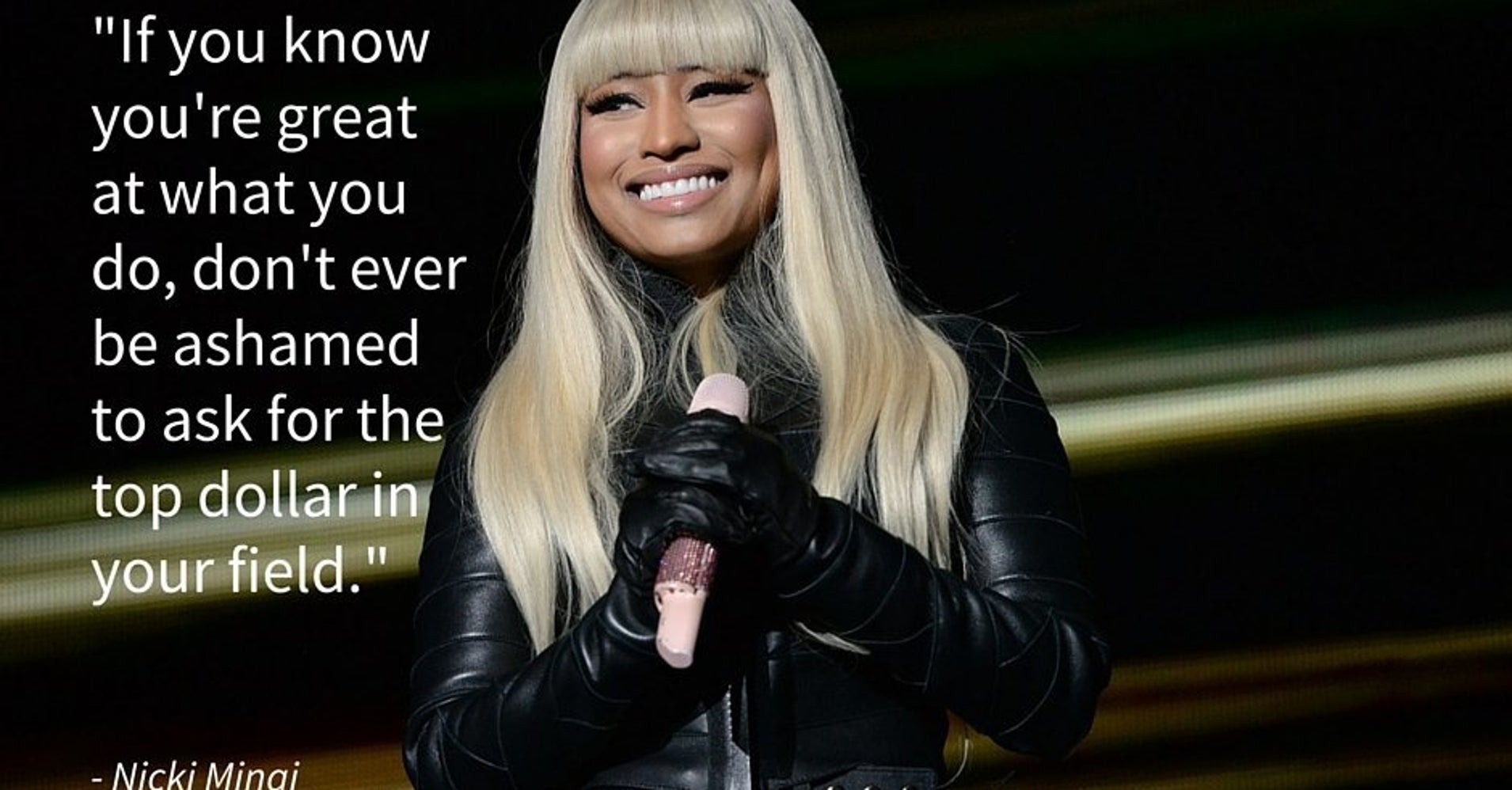 Nicki Minaj Thinks Women Should Be Unapologetic About Demanding Equal 