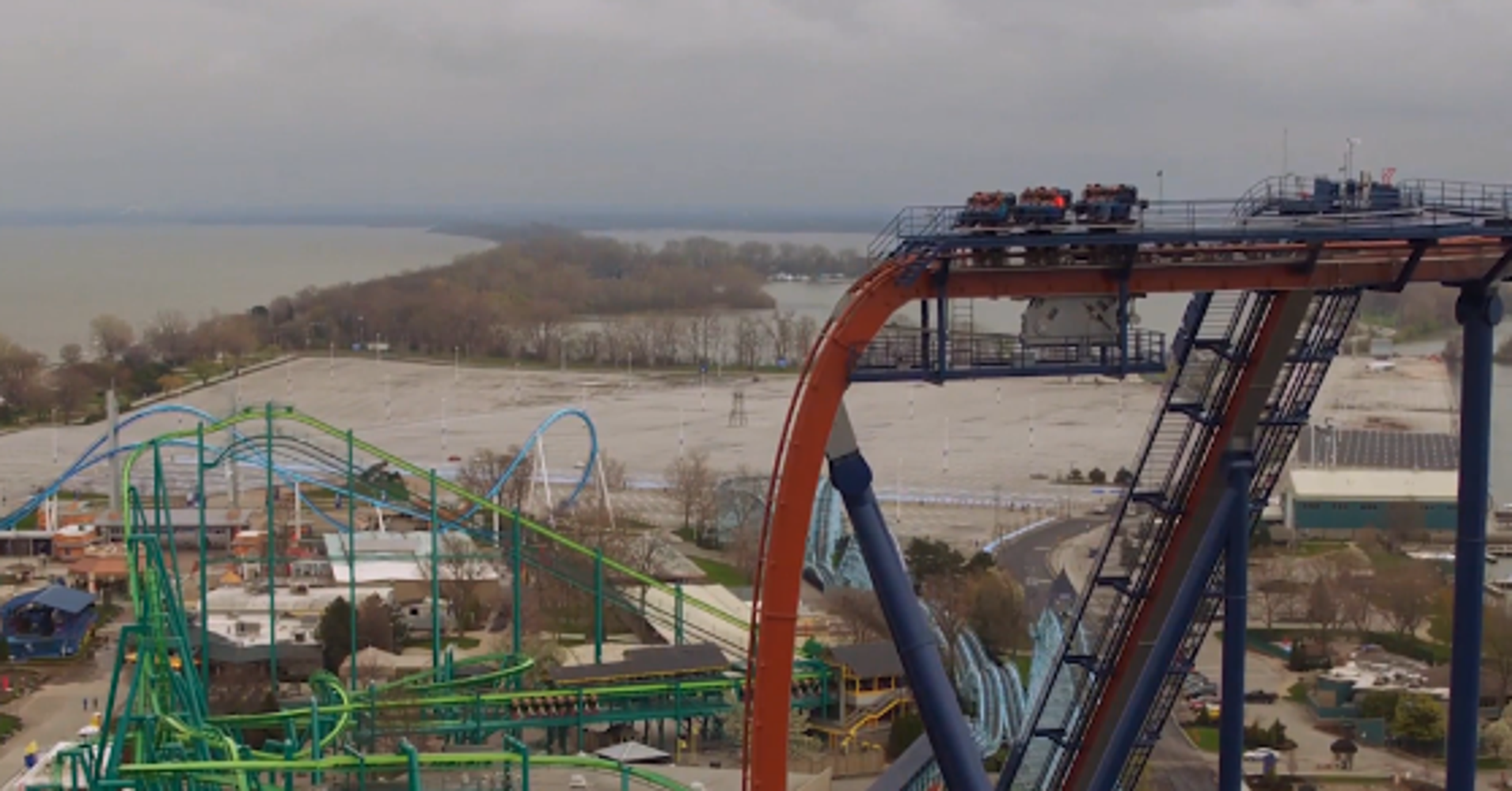 The World Has A New Tallest Dive Roller Coaster, And It's Terrifying