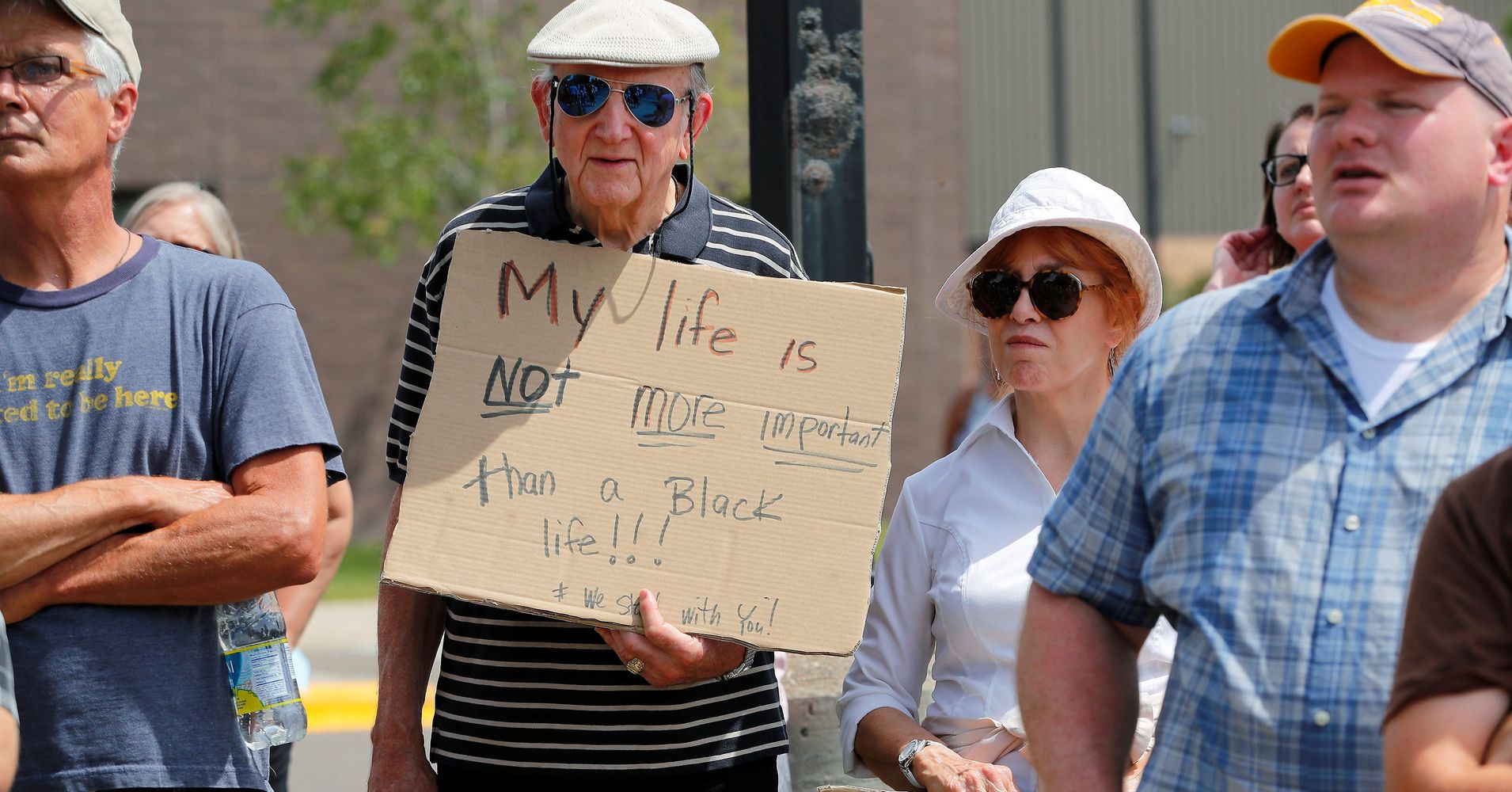 16 Photos Of White Allies Protesting Alongside Black Lives Matter Huffpost