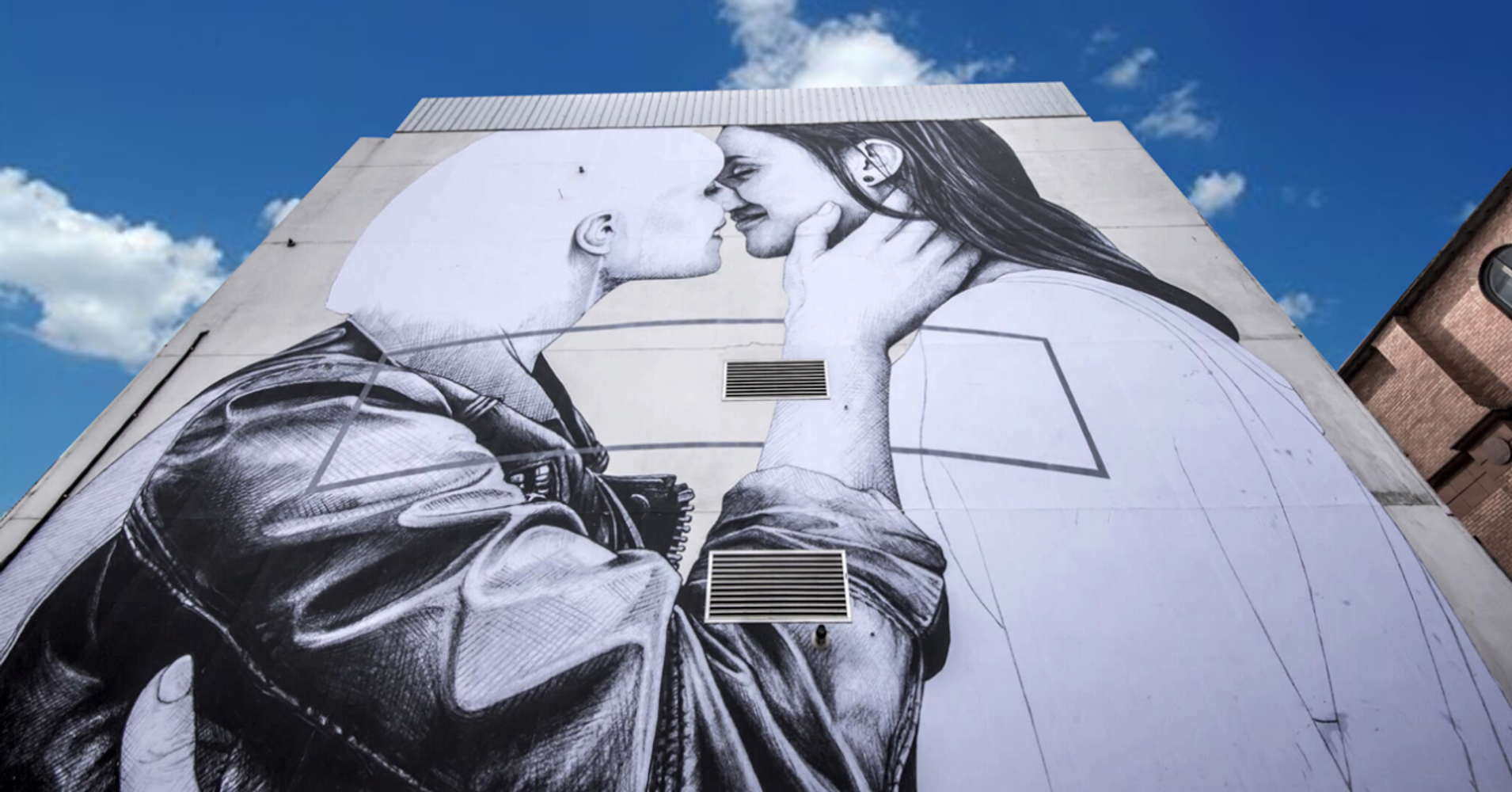 Artist Creates Stunning 5 Story Mural To Support Same Sex Marriage Huffpost 3876