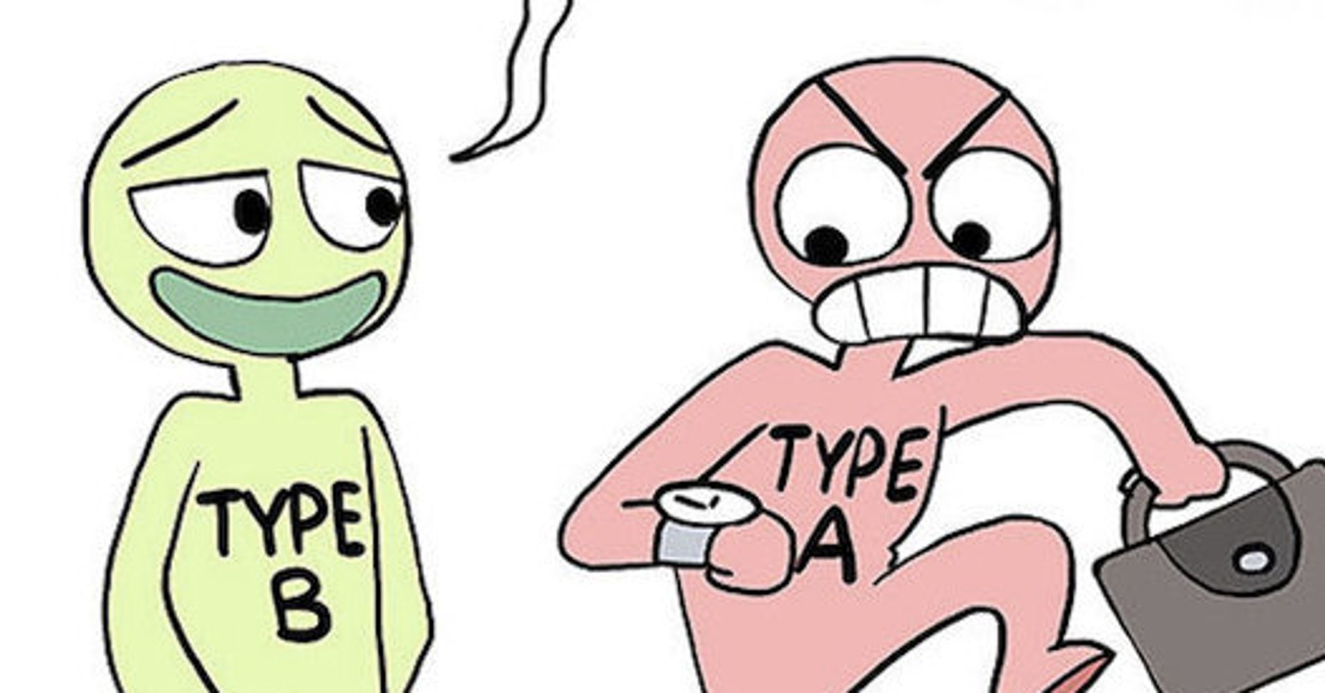 The Difference Between 'Type A' And 'Type B' People In One Hilarious ...