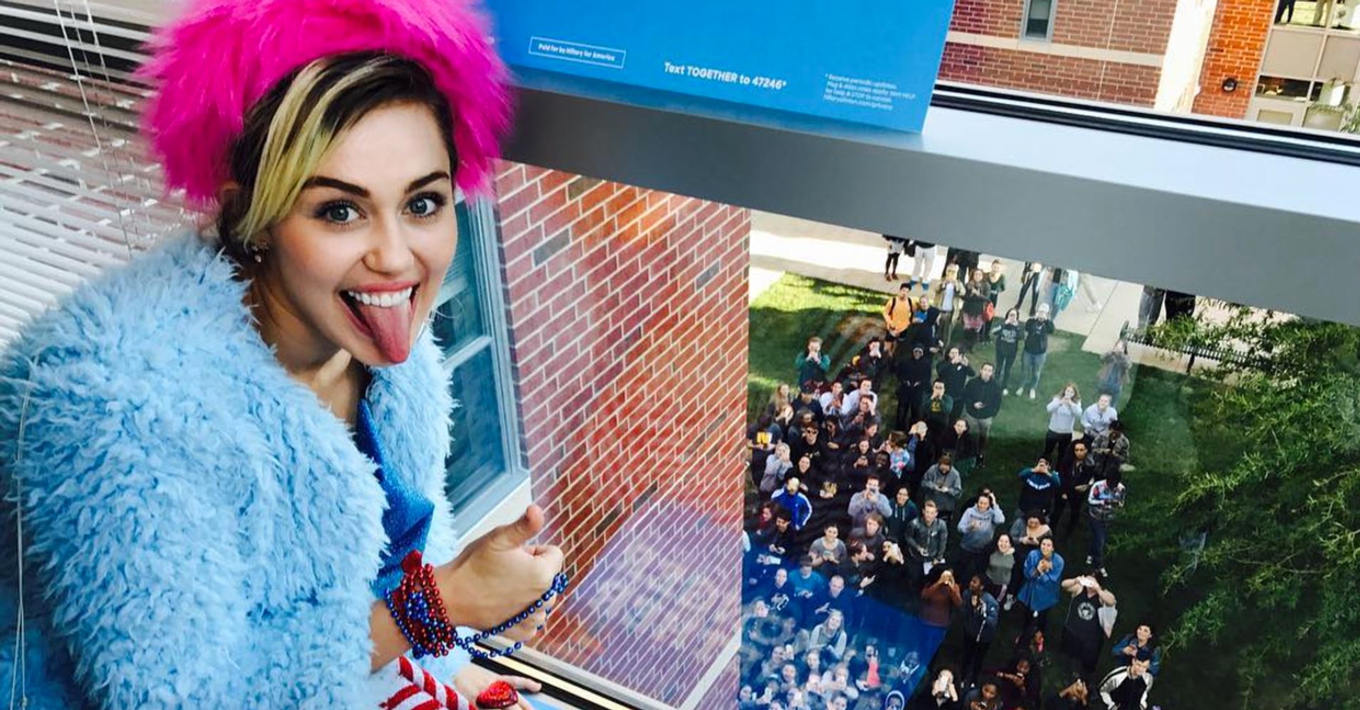 Miley Cyrus Had The Best Time Campaigning For Hillary Clinton This