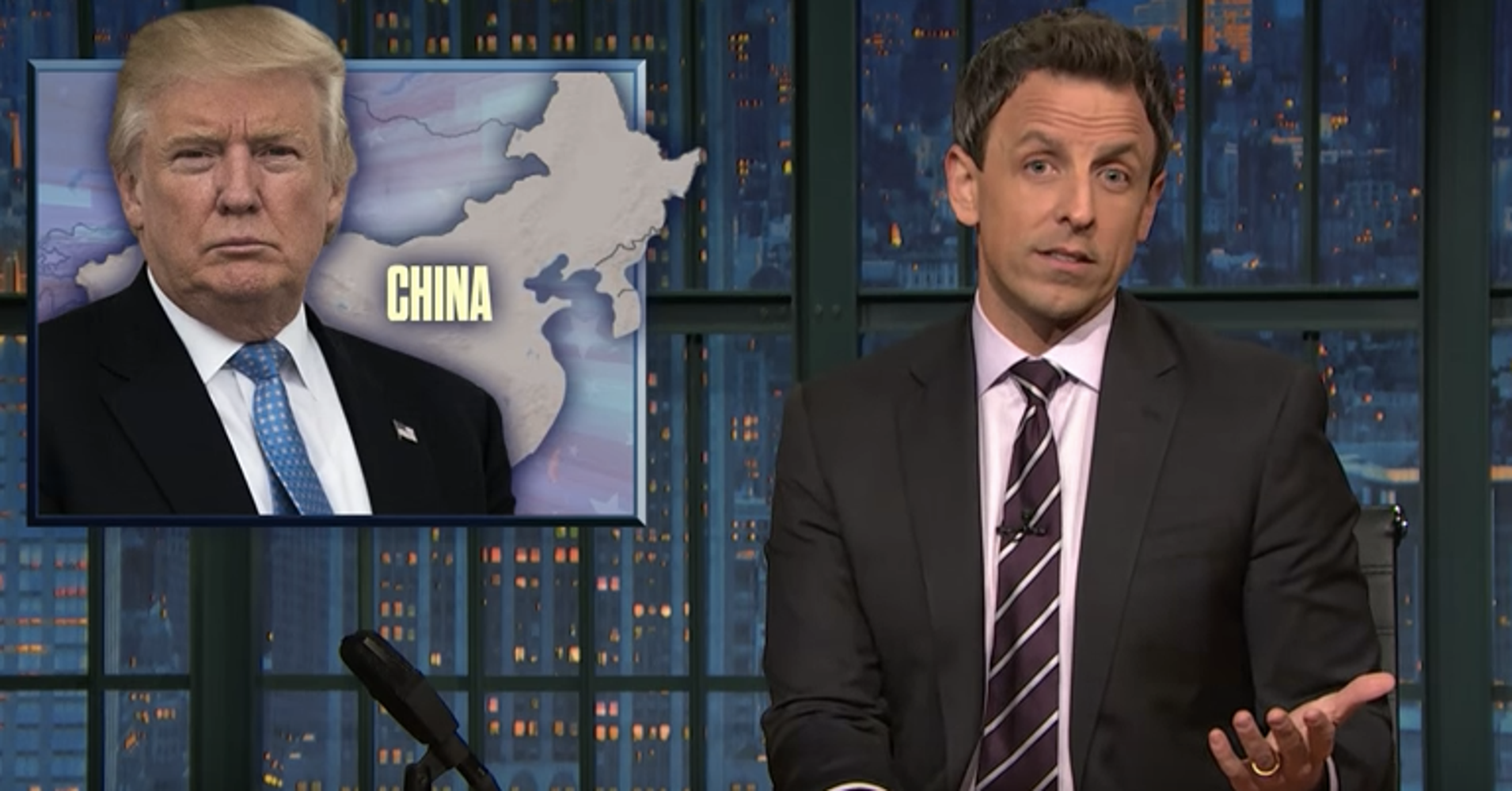 Seth Meyers Trumps Foreign Policy Is Lets Piss Them Off See What Happens Huffpost