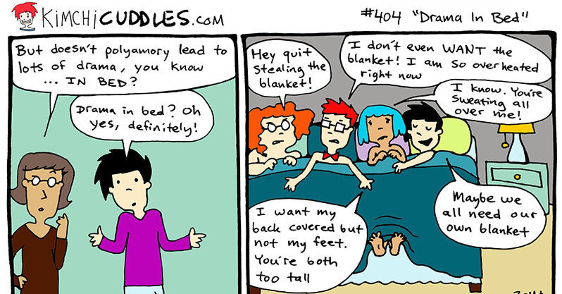 10 Comics That Show What Polyamorous Love Is Really Like | HuffPost