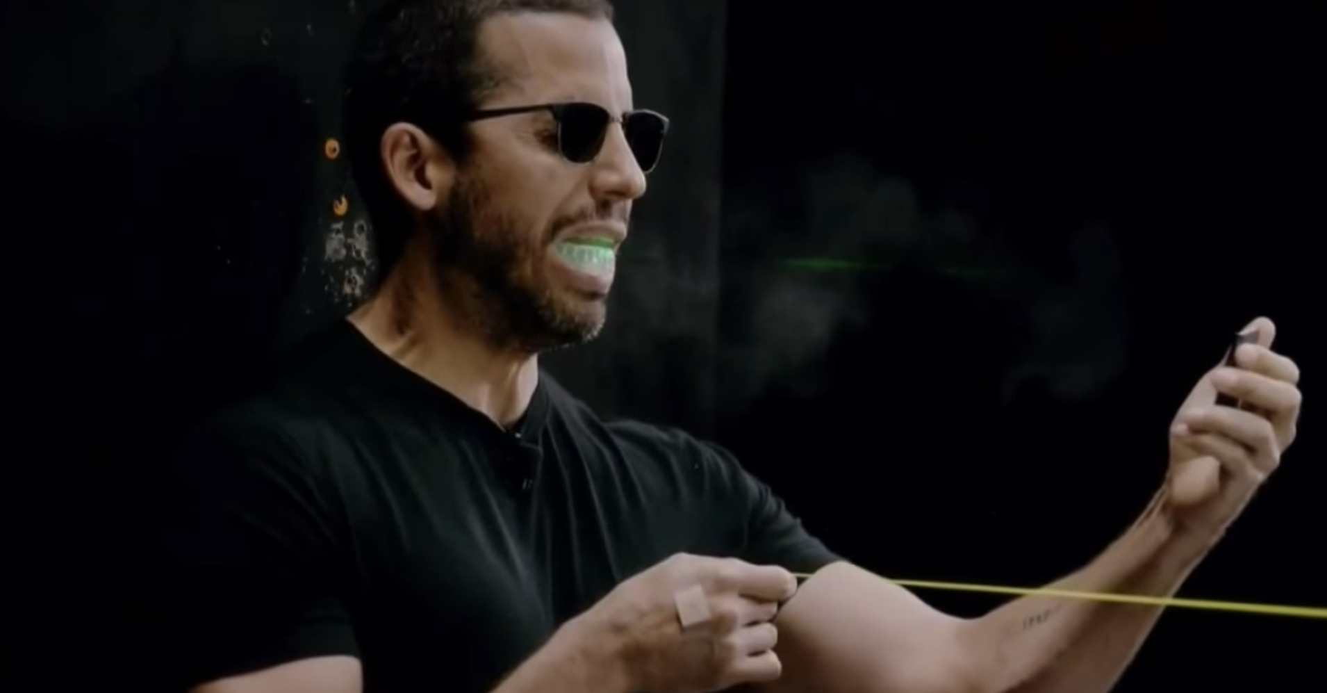 David Blaine's Attempt To Catch A Bullet In His Mouth Went Painfully