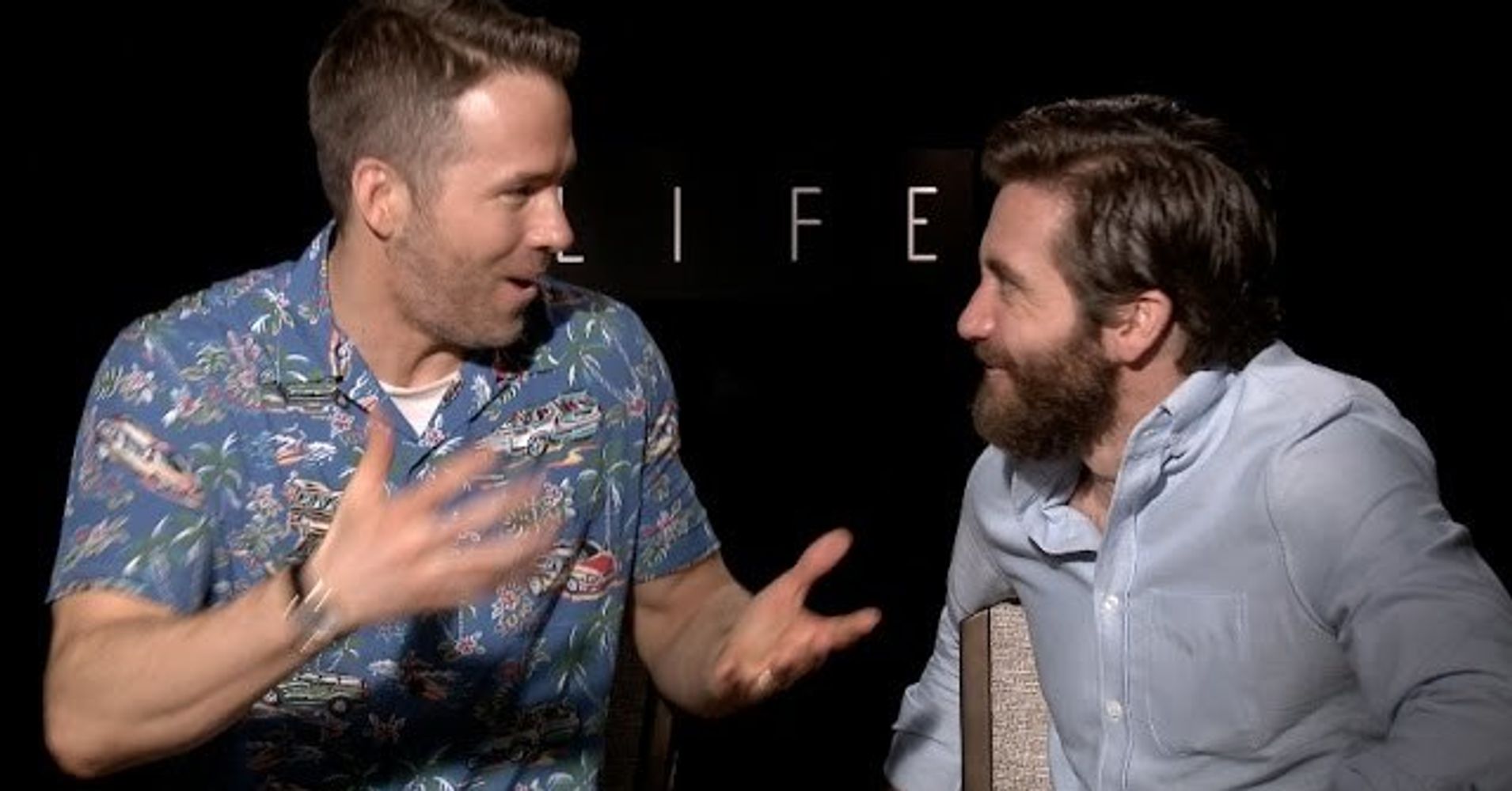 Ryan Reynolds & Jake Gyllenhaal Interview Hilariously Goes Off The 