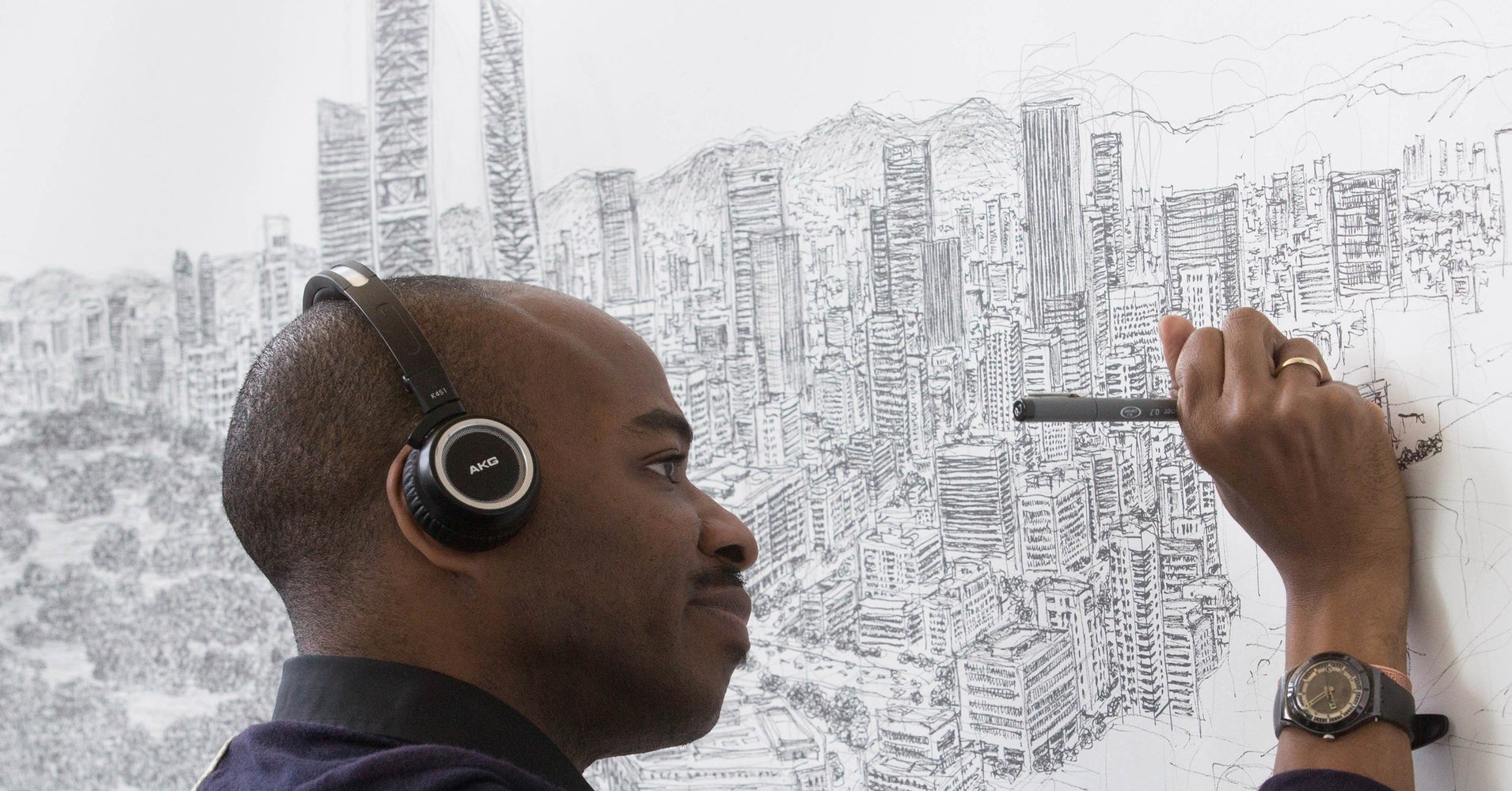 British Artist Who Has Autism Draws Entire Cities From Memory | HuffPost