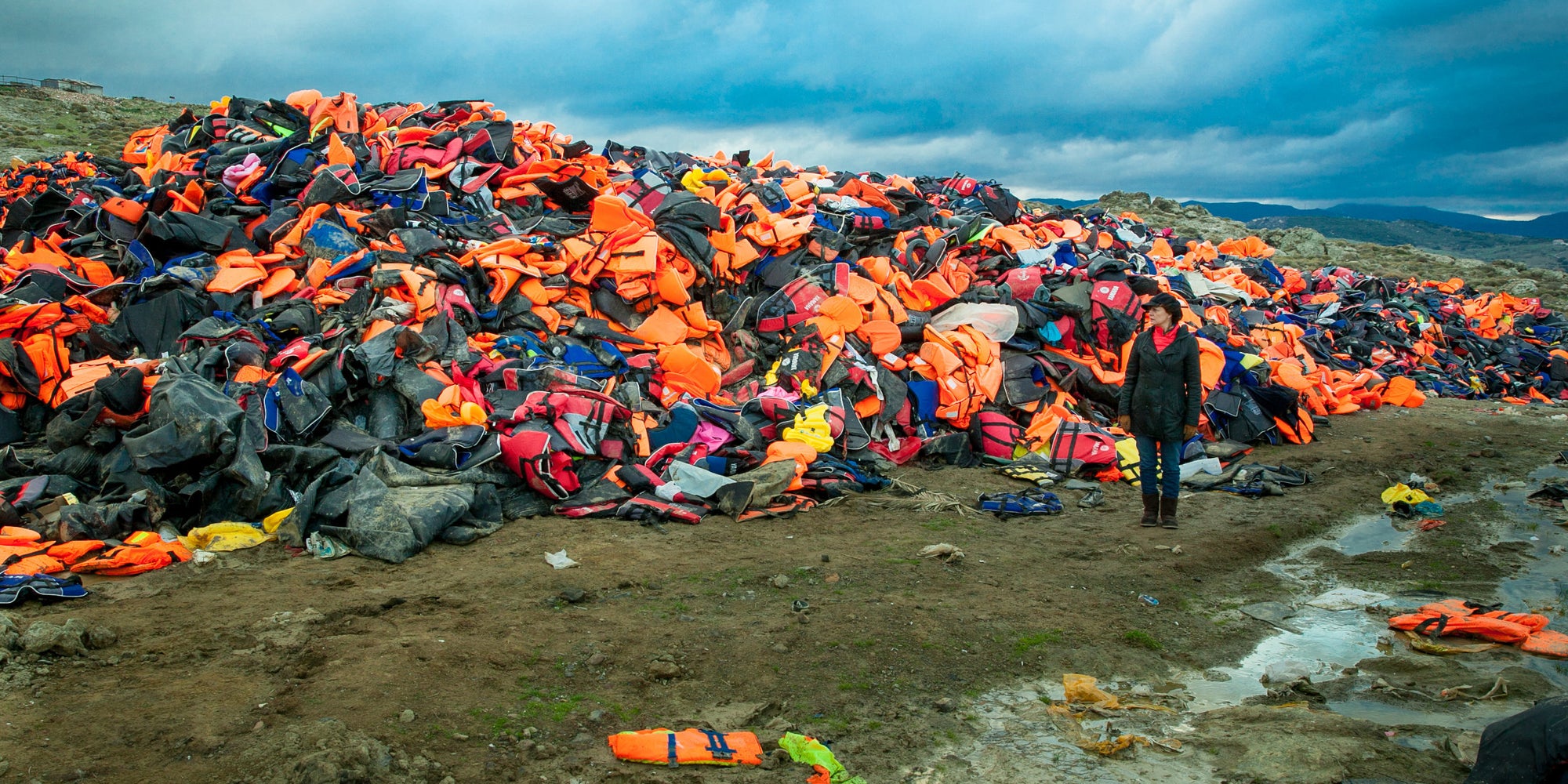 The 'Lifejacket Graveyard' That Speaks Volumes About The Refugee Crisis