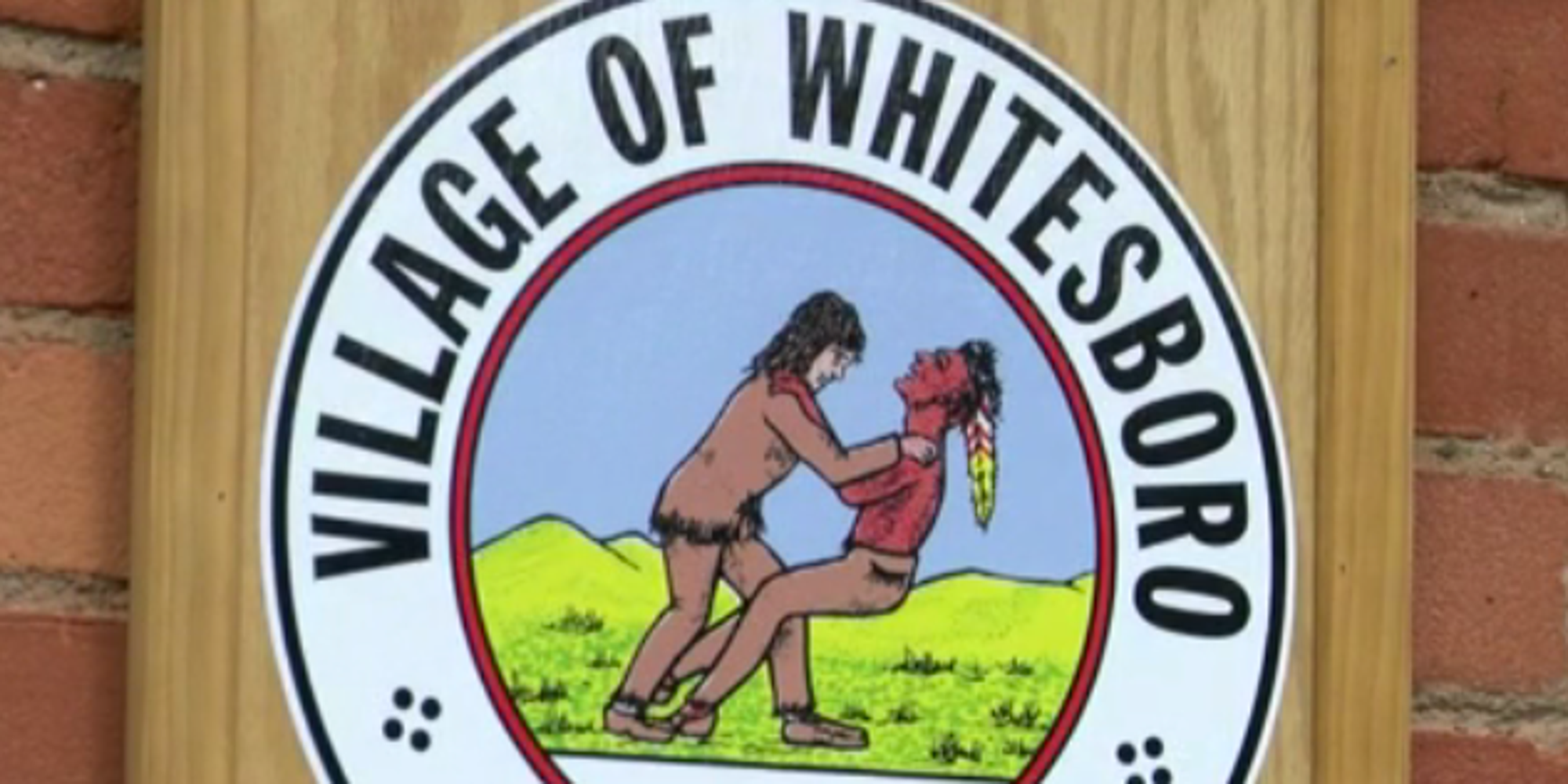 The Seal Of Whitesboro, NY, Depicts A White Man Strangling A Native American The Huffington Post