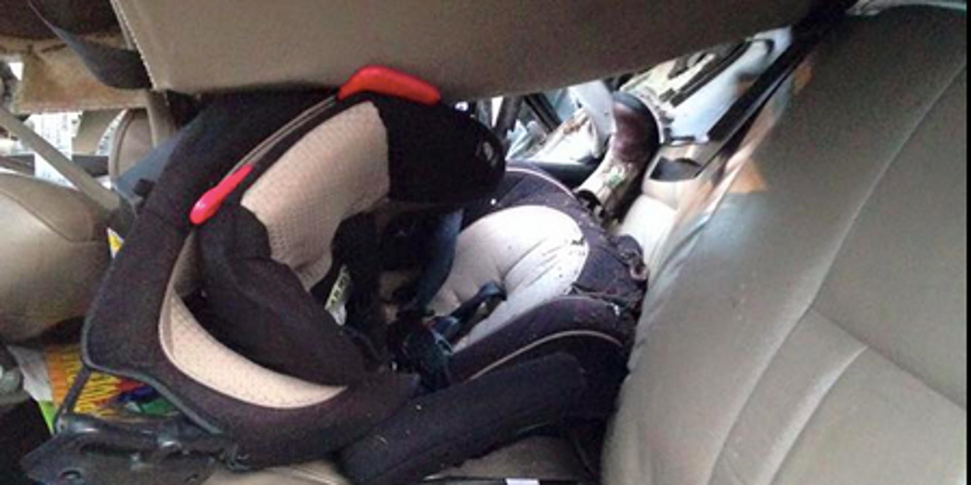 Mom Says RearFacing Car Seat Saved Her Sons Life In Horrific Crash