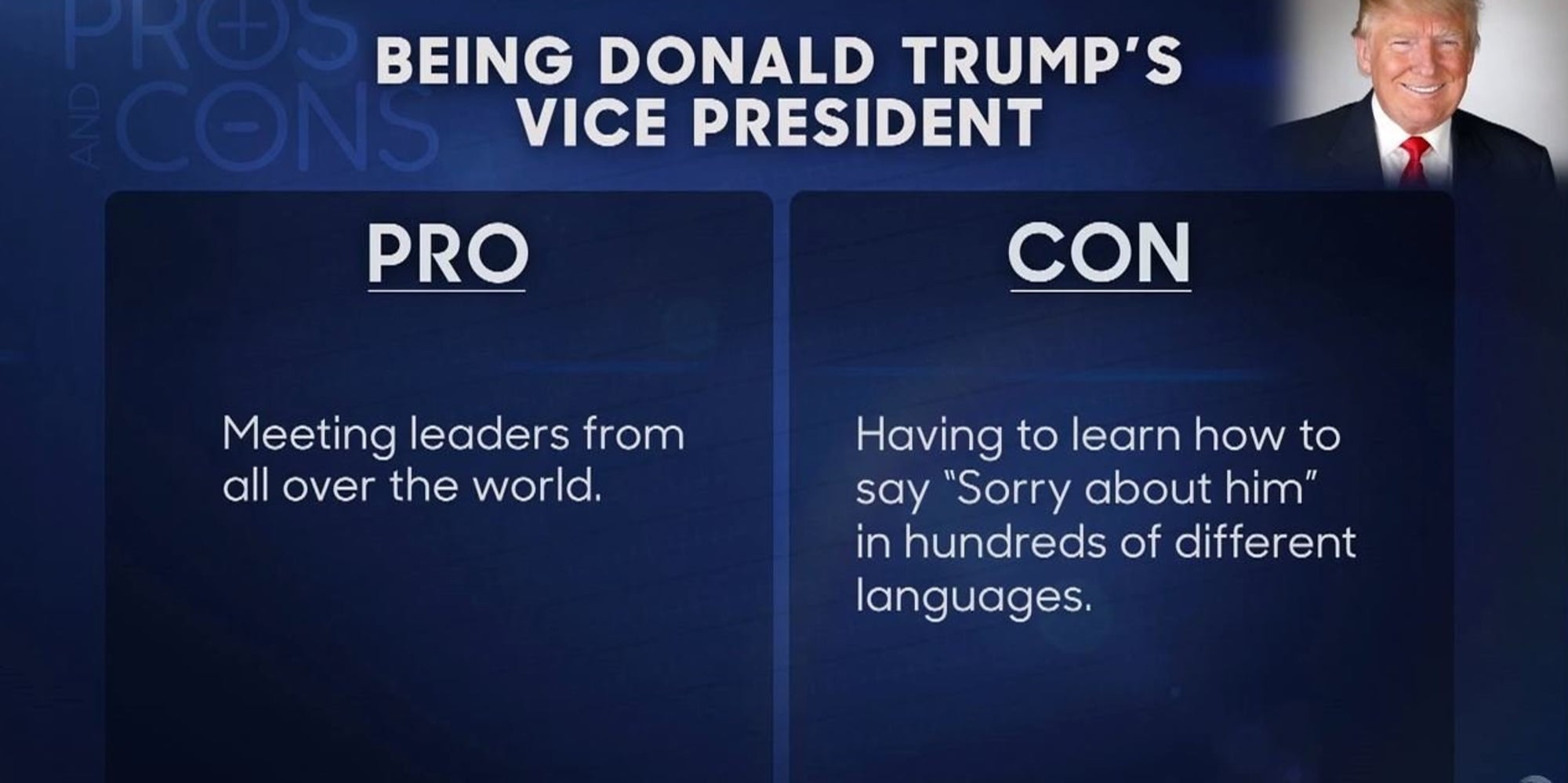 Donald Trump's Vice President The Pros And Cons HuffPost UK