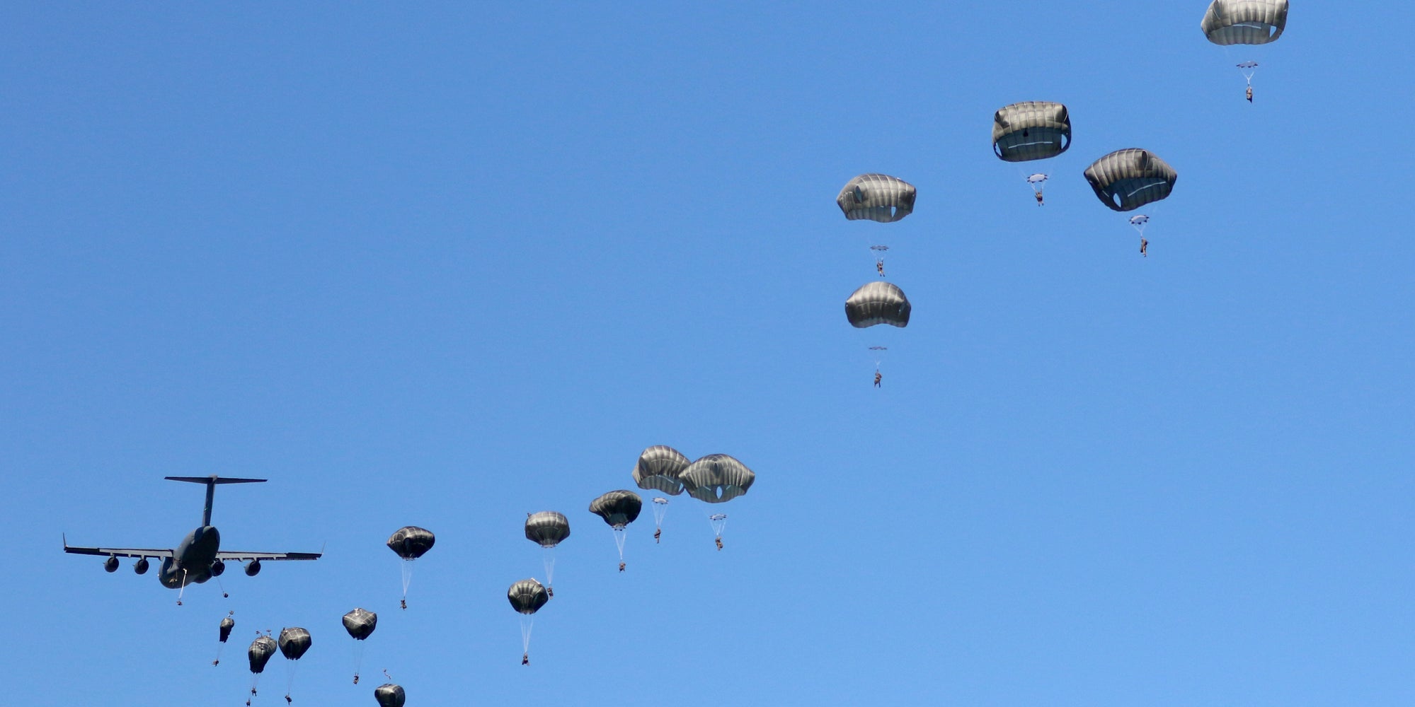 Hurtling To The Ground Is The Easy Part For These Paratroopers The