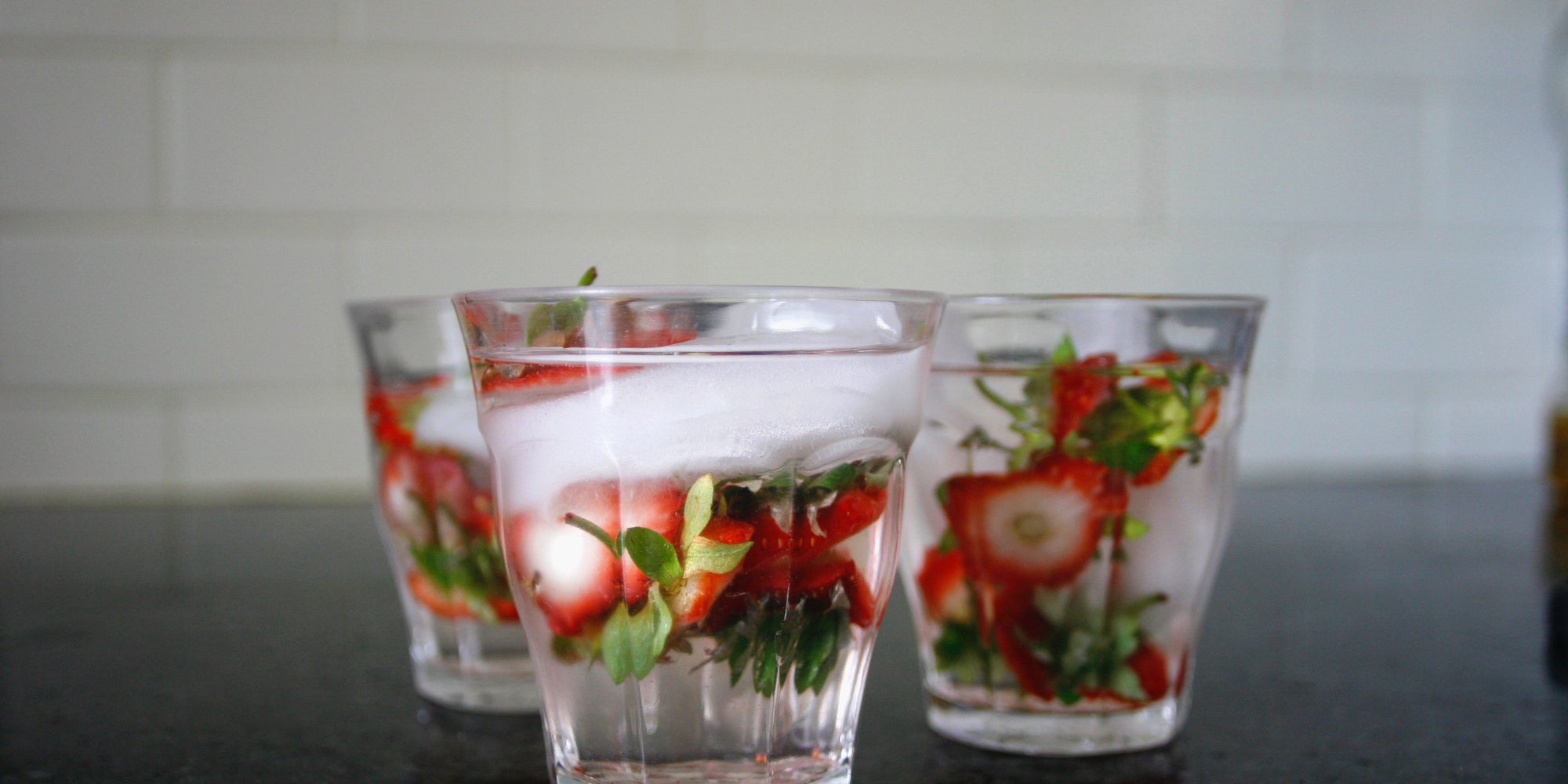 Strawberry-Top Water Is A Refreshing Solution To Food Waste - Huffington Post
