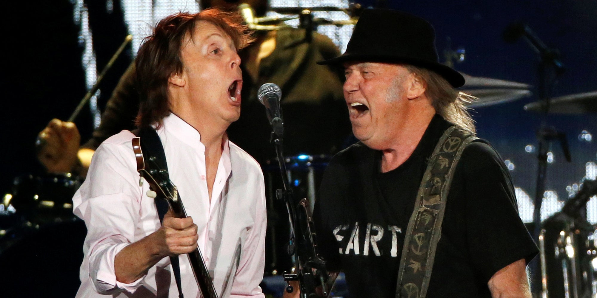 Paul McCartney And Neil Young Perform Beatles Classics At Desert Trip Music Festival