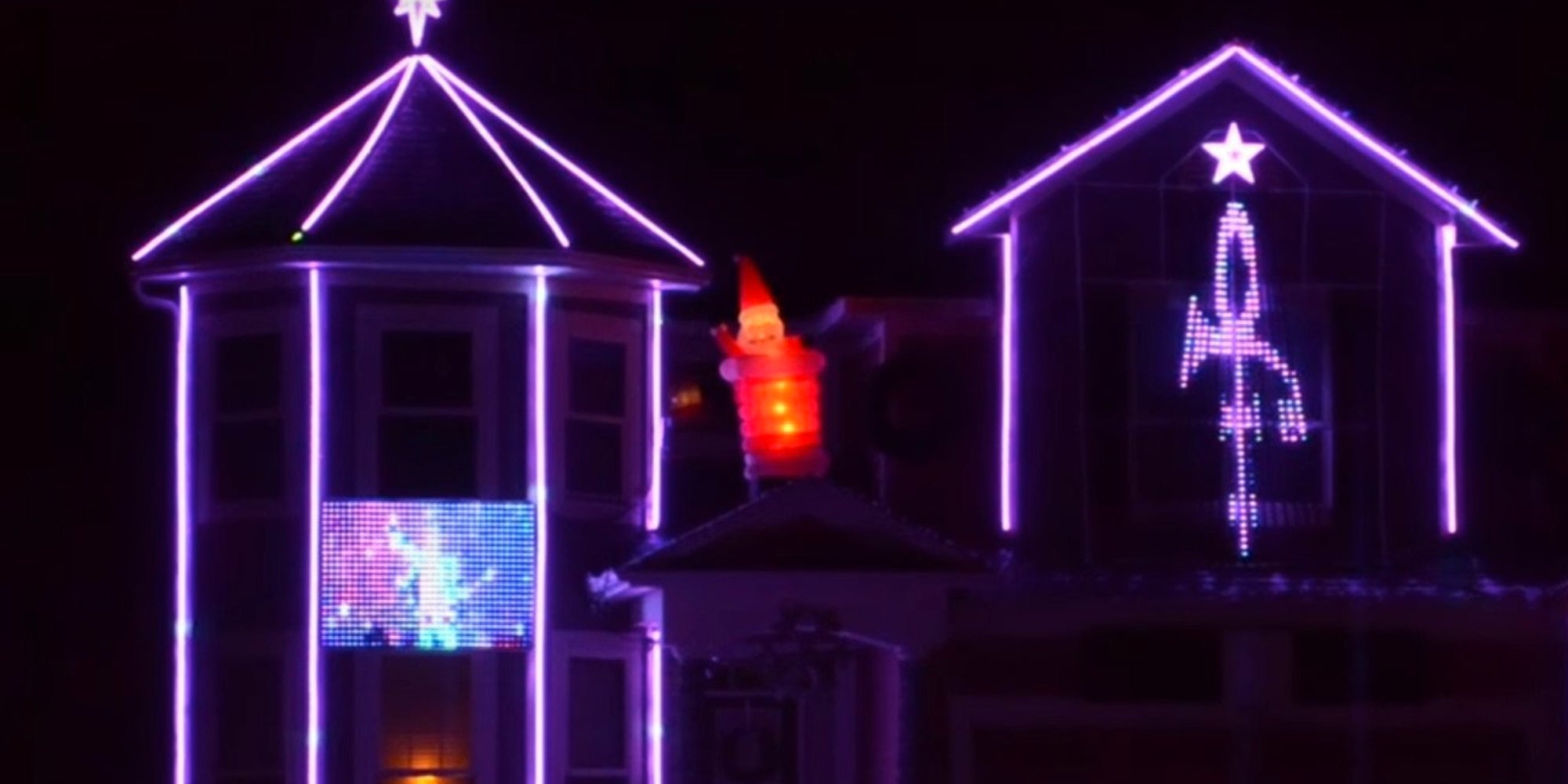 Home Near Prince's Estate Turns Christmas Lights Into 'Purple Rain