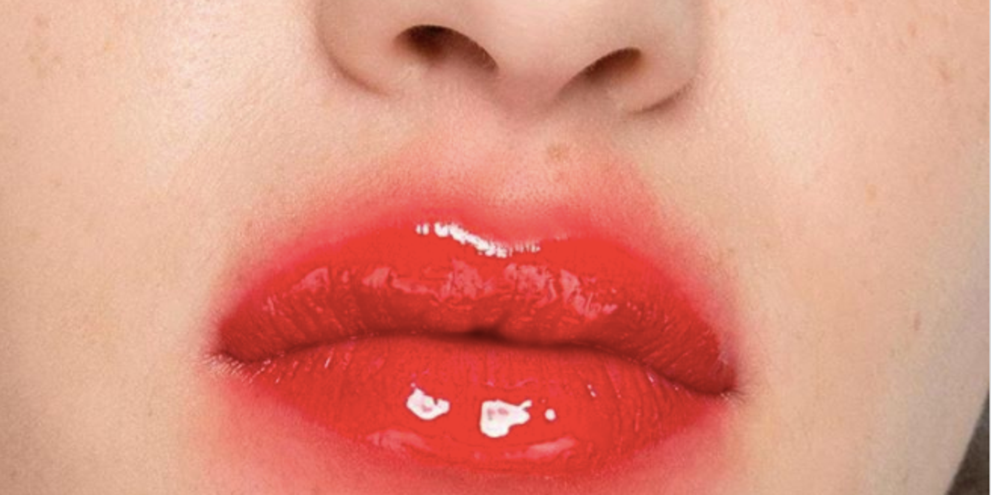 This New 'Lollipop Lipstick' Trend Just Looks Like A Terrible Mistake
