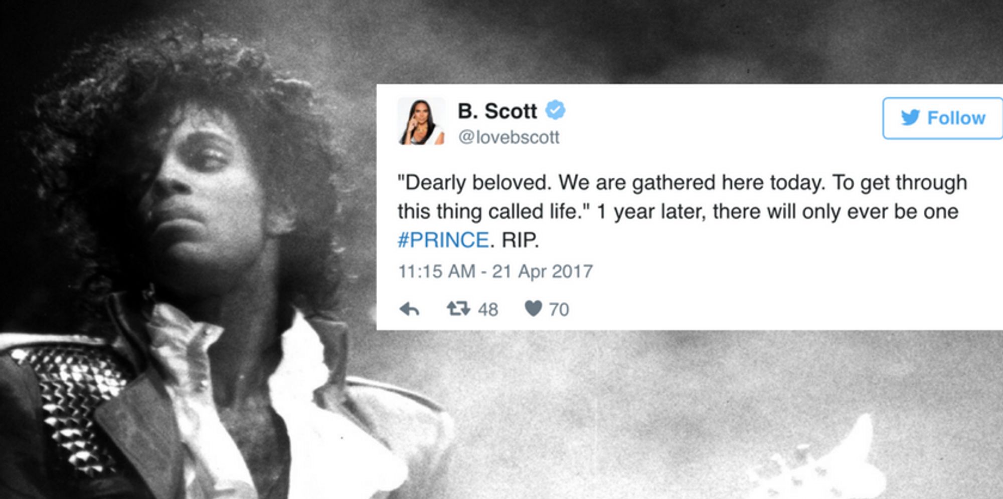 Prince's Fans Remember Him On Social Media On Anniversary Of His Death - Huffington Post