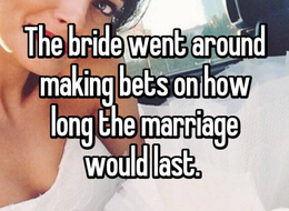 14 Times Wedding Guests Knew The Marriage Would End In Divorce