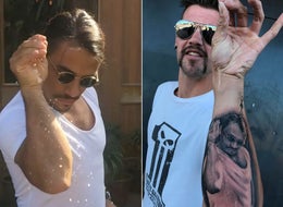 Saltbae's Biggest Fan Gets Permanent Tattoo Of Everyone's Favourite Butcher