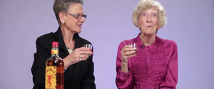 GRANDMAS OLD LADIES DRINK FIREBALL WHISKEY FIRST T