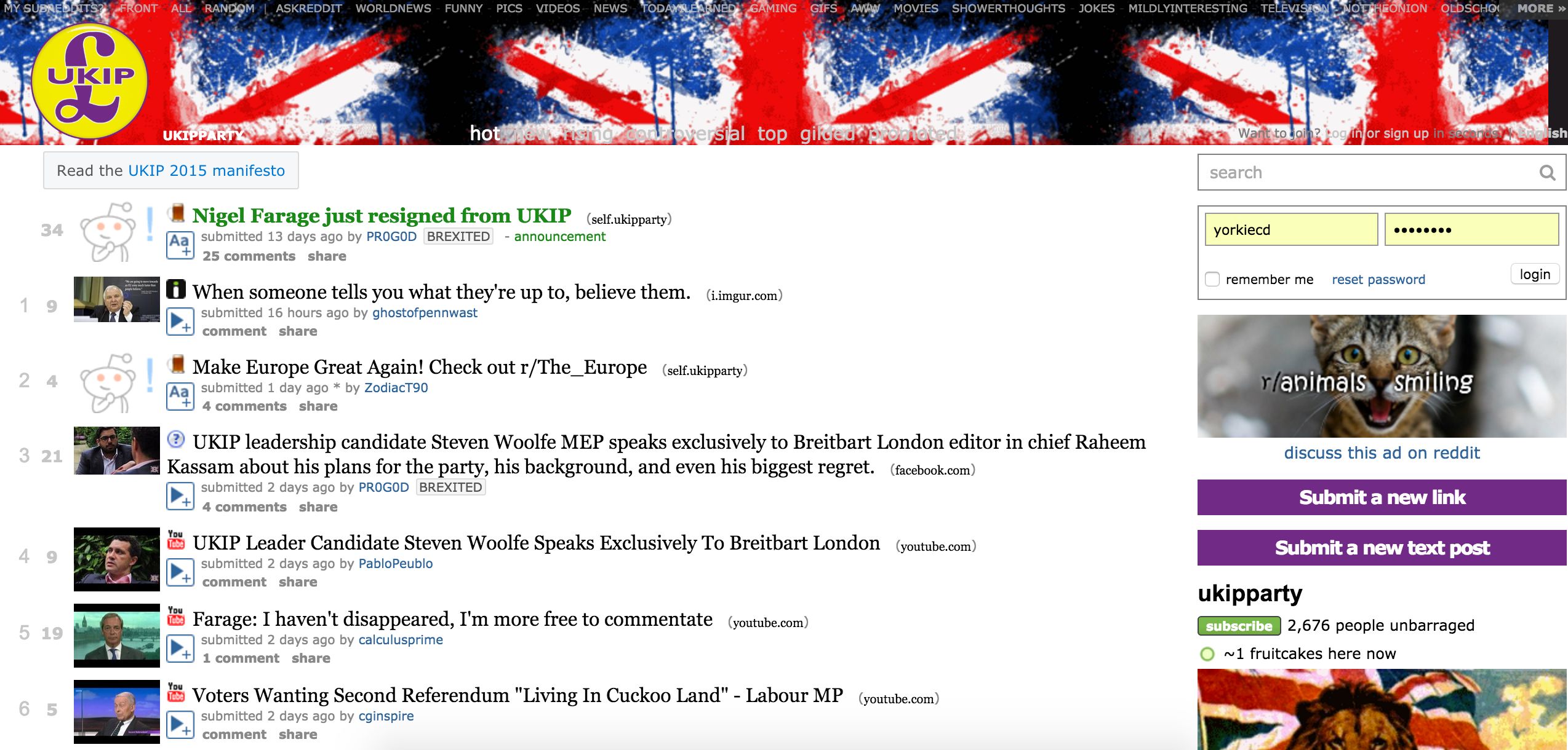 Britain First SubReddit Trolls 'Racist' Ukip