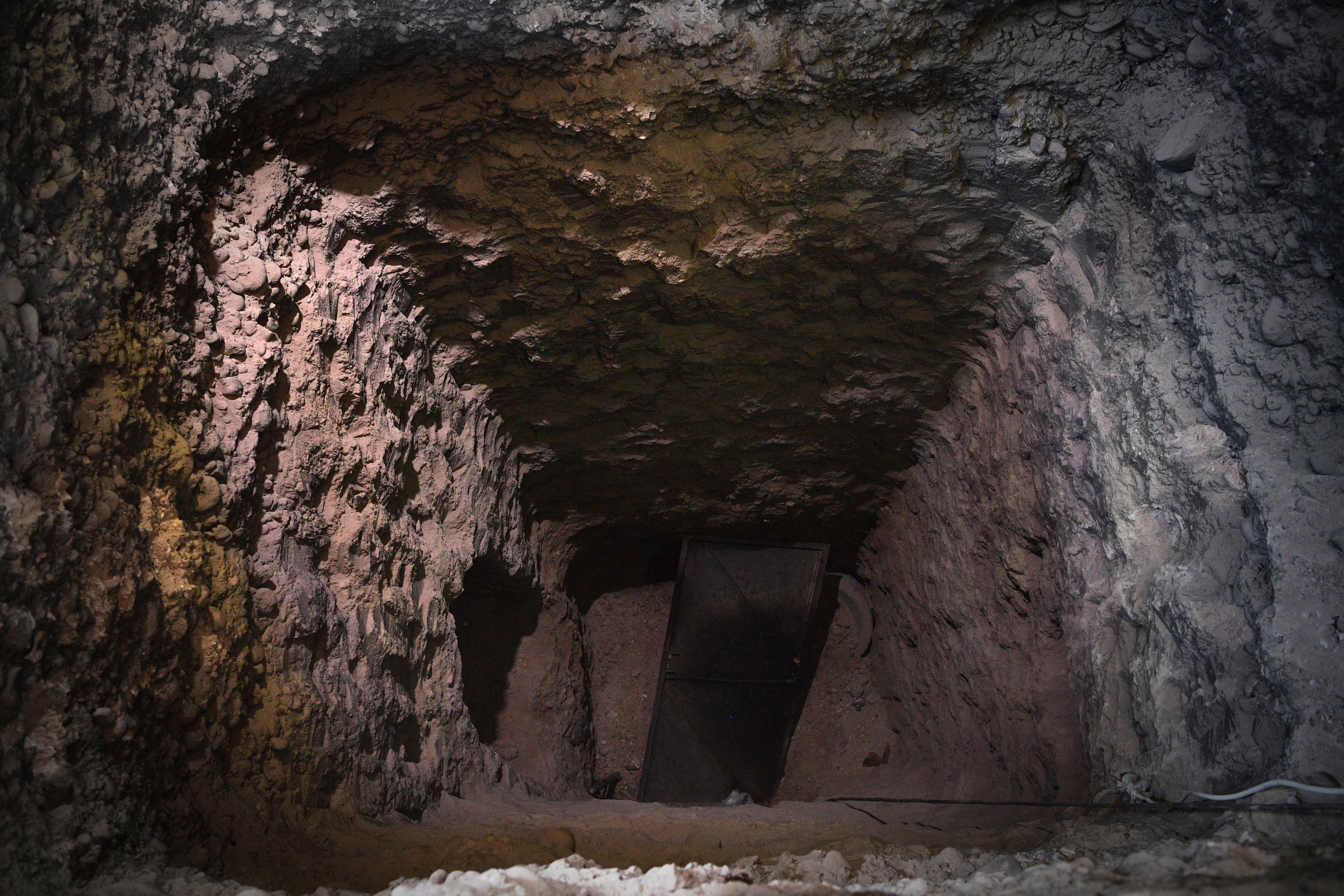 Kurdish fighters have recently recaptured this tunnel that the Islamic State dug in a house during the battle for Mosul.