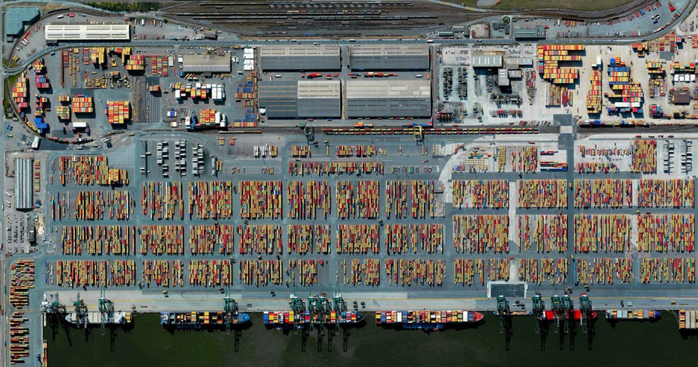 <strong>Port of Antwerp</strong><br /><br /> The Port of Antwerp in Belgium is the second largest port in Europe, behind the Port of Rotterdam. Over the course of a year, the port handles more than 71,000 vessels and 314 million tons of cargo. That weight is roughly equal to 68 percent of the mass of all living humans on the planet.