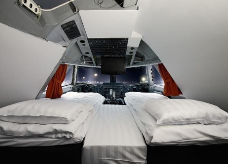 Guests at Jumbo Stay spend the night inside a converted Boeing 747-200. The hostel boasts <a href="http://www.jumbostay.com/booking/info/" target="_blank">33 rooms with 76 beds total</a>, as well as <a href="http://www.jumbostay.com/attraction/cafe-bar/" target="_blank">a cafe</a>. Jumbo Stay is about 40 minutes away from top sights like the <a href="http://www.vasamuseet.se/en" target="_blank">Vasa Museum</a>, <a href="http://www.visitstockholm.com/en/See--do/Attractions/djurgarden/" target="_blank">Djurg&aring;rden</a>&nbsp;and the <a href="http://www.skansen.se/en/kategori/english" target="_blank">open-air Skansen Museum</a>. <i>$51 and up.</i>