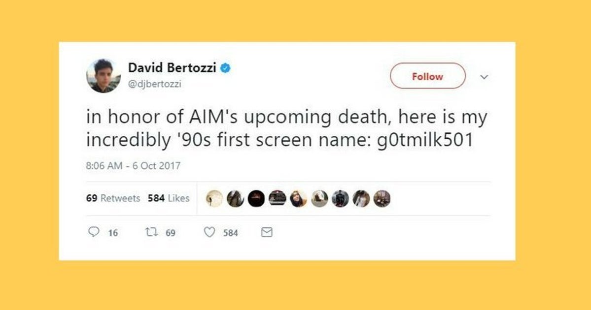Gay people screen name for aim